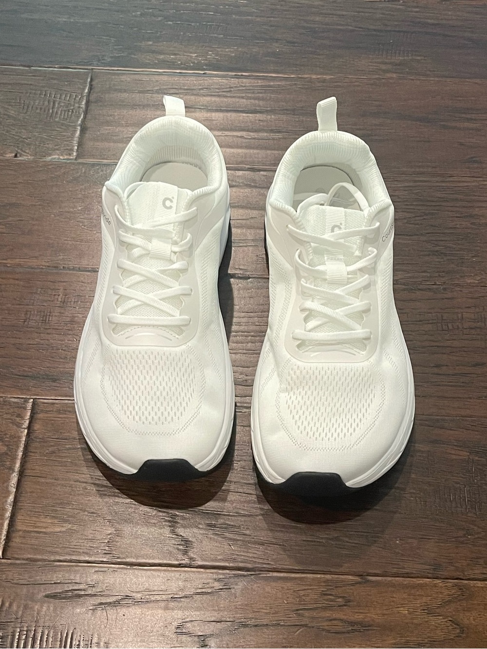 BRAND NEW- Men's White Athletic Sneakers - Lightweight Cushioning